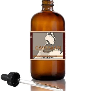 Hand Crafted Caveman® Beard Oil Conditioner Handmade Bay Rum 2oz  - Picture 1 of 4
