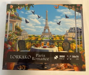 Lorkako 1000 Piece Jigsaw Puzzle "Paris Romance" New Factory Sealed - Picture 1 of 3