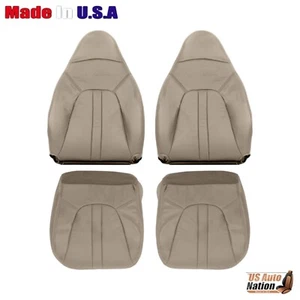 Ford Expedition Eddie Bauer 2000 2001 2002 conductor pasajero cubierta de cuero tostado - Imagen 1 de 12