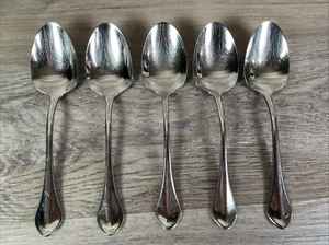 Oneida Capello Suppenlöffel glänzend Edelstahl Besteck USA, 5 STÜCK - Bild 1 von 10