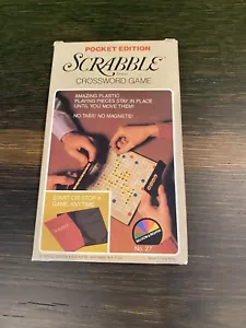 Vintage Pocket Edition Scrabble, No. 27, 1978 Selchow Righter - Picture 1 of 6