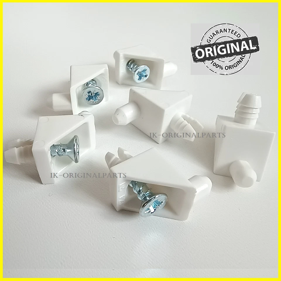 IKEA REGAL STÜTZSTIFTE STECKER BEFESTIGUNGSHALTERUNGEN für KOMPLEMENT PAX WEISS 101558 - Bild 1 von 1