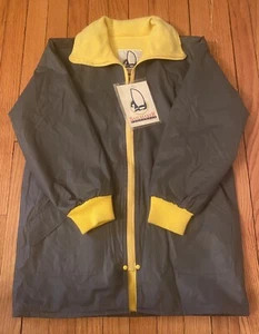 NWT 'Vintage Style' Sailmaker Outerwear Fleece Lined Rain Jacket Youth Size 12 - Picture 1 of 3