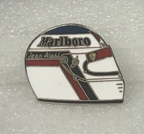 F1-Jean Alesi Helmet Cloisonné Pin Cover