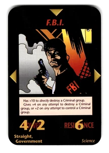 F.B.I. Card Base Set INWO Illuminati New World Order Game - Picture 1 of 4