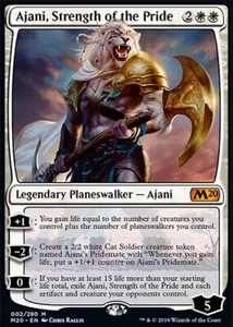MTG Magic the Gathering Ajani, Strength of the Pride (2/357) Core Set 2020 LP - Picture 1 of 1