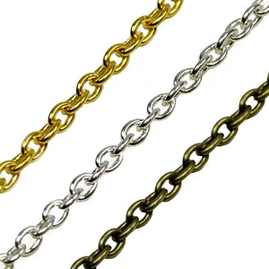 2 Metros 2x3mm CABLE TRAZA Cadena Joyería Collar Hallazgos Plomo Sin Níquel - Imagen 1 de 4