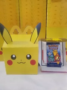 Pokemon 25° anniversario McDonalds confezione sigillata &⚡ scatola happy meal Pikachu ⚡ NUOVO - Foto 1 di 5