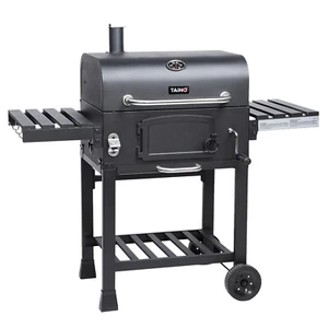 TAINO HERO XL Smoker BBQ GRILLWAGEN Holzkohle Grill Standgrill Räucherofen Kohle - Bild 1 von 12