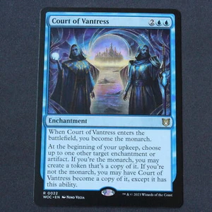 Court of Vantress 22 Magic The Gathering Commander: Wilds of Eldraine (WOC) raro casi nuevo - Imagen 1 de 2