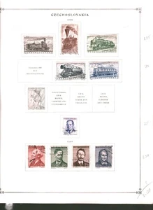Collection, Czechoslovakia Part B Scott Page, 1956/1964, Cat $107 Mint & Used - Picture 1 of 24