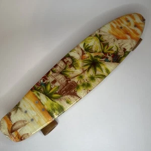 Vintage D&L Products Trickray MOTO BOARD Skateboard Fiberglas Tropical Motiv - Bild 1 von 19