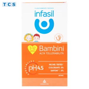 INFASIL Sapone Intimo Bambini, Gel de Lavado Íntimo para Niños de 3-12 Años, 200 ml - Imagen 1 de 1