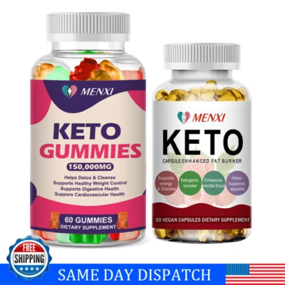 Keto Diet Pills | Keto ACV Gummies Weight Loss Fat Burner Appetite Suppressant - Image 1 of 4
