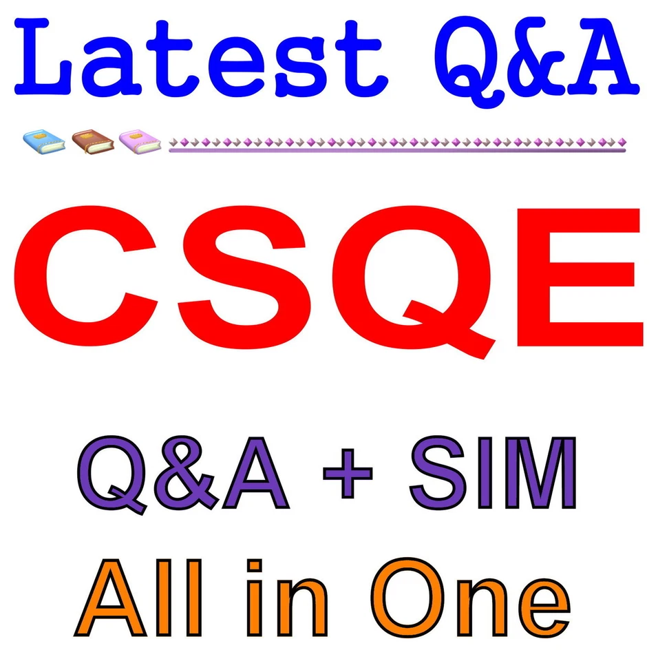 Zertifiziert Software Qualität Ingenieur Zertifizierung Csqe Exam Q&a + SIM - Bild 1 von 1
