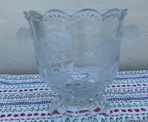 extra large hand cut crystal imperlux vase - Picture 1 of 8