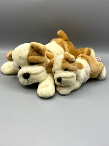 2 Mini Flopsie Bull Dogs Peluche Aurora World Mommy and Baby - Imagen 1 de 18