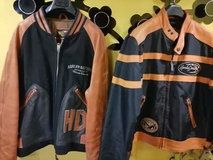 Harley Davidson coppia di giubbotti moto originali taglie XL e L - Foto 1 di 12