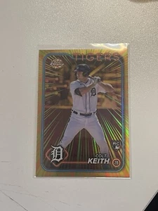 2024 Topps Chrome #RR6 Colt Keith RC Radiating Rookie Refractor SSP - Tigers - Picture 1 of 2