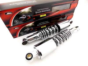 SUZUKI GT250 X7 300mm JBS CHROME REAR SHOCK ABSORBERS EYE TO EYE - Picture 1 of 4