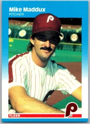 1987 Fleer - #179 Mike Maddux - Image 1 of 2