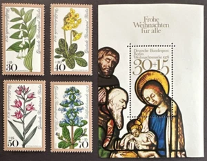 Germany Berlin 1978 Sc# 9NB148-9NB152 Set of 4 Semi-Postal + Souvenir Sheet MNH - Picture 1 of 2