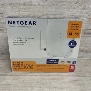 Netgear 54 Mbps Wireless ADSL2+ Modem Router DG834G New and Sealed - Picture 1 of 6