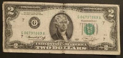 USA America 2 Dollars 1976 - Image 1 of 2