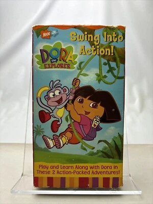 Dora The Explorer Swing Into Action VHS  - Image 1 of 4
