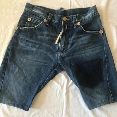 DSQUARED2 PANTALONES CORTOS VAQUEROS PARA HOMBRE TALLA 31"" HECHOS EN ITALIA Foto 1 de 4