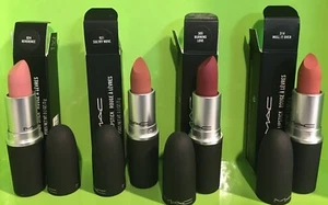 MAC Powder Kiss Lipstick 0.1oz / 3g Full Size Choose Shades New - Picture 1 of 8
