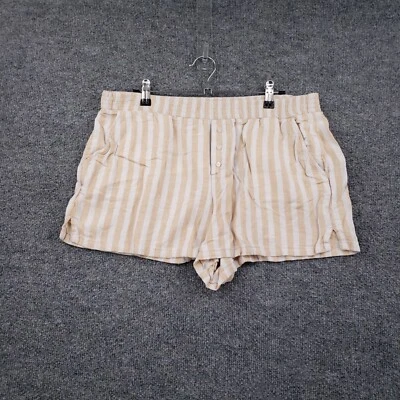 Pantalones Cortos para Dormir Abercrombie Fitch Mujer M Medianos Beige Prendas para Dormir Rayas Salón Foto 1 de 4