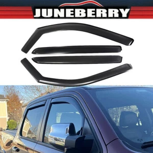 En canal para Dodge Ram 1500 19-24 doble cabina viseras de ventana protectores de lluvia deflector - Imagen 1 de 12