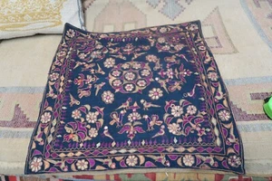 Paño colgante vintage Rabari bordado a mano espejo Kuch textil India 24" - Imagen 1 de 7