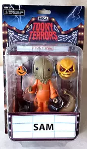 NECA Toony Terrors Trick & Treat Sam Figure New NOS Blemish Box Read - Picture 1 of 2