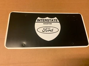 Interstate Ford Houston Tx. Autohändler Booster Nummernschild - Bild 1 von 2