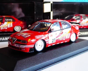 1/43 Minichamps Alfa Romeo 156 GTA Selenia Team Alfa Corse #27 STW 1999 Larini - Imagen 1 de 13