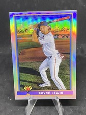 Royce Lewis RC 2020 Bowman Chrome Rookie Refractor Card #91B-RL 1990 Retro