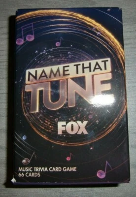 Juego de cartas trivia Name That Tune Music (66 cartas) de Fox ~ Nuevo en caja Foto 1 de 2