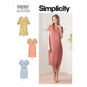 SIMPLICITY 9262 Misses Damen Frauen Plus SCHNITTMUSTER Kleider 6-14 20 % RABATT - Bild 1 von 7
