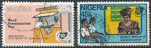 World Communications Year: 25k & 45k - Nigeria 1983 - F H - SG 456 & 458 - Picture 1 of 3