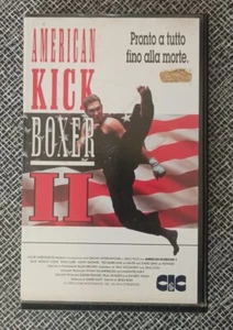 VHS AMERICAN KICKBOXER 2 II Dale Apollo Cook 1° ed noleggio - Imagen 1 de 3