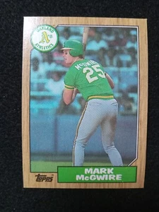 Tarjeta de béisbol 1987 Topps #366 Mark McGWIRE novato como nueva - Imagen 1 de 2
