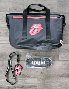 The Rolling Stones 2019 No Filter Tour VIP Cooler Tote Bag Lanyard Badge New - Picture 1 of 6