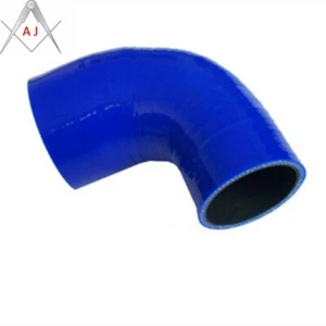 90 Degree 2 3/4" to 3.15" 70mm/80mm Silicone Hose Reducer Coolant Coupler Pipes - Picture 1 of 5