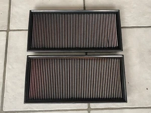 2x K&N Luftfilter 33-2857 Sportluftfilter Audi Q7 Porsche Cayenne VW Touareg - Bild 1 von 3