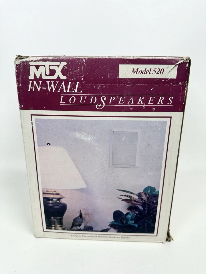 ALTAVOCES DE PARED MTX AUDIO MODELO 520 80 VATIOS 50-20KHZ DE COLECCIÓN RAROS Foto 1 de 4