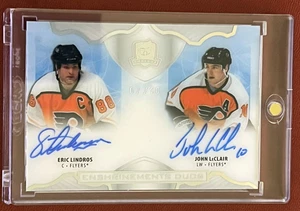Eric Lindros John LeClair Autos Enshrinements Duos 07/10 2020-21 The Cup - Picture 1 of 2