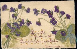 Material Handgemalt Ak Blumen, Kitsch - 4867992 - Picture 1 of 2