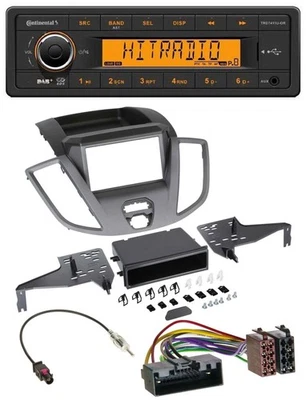 Continental 1DIN DAB MP3 AUX USB Autoradio für Ford Transit V363 (2014-2018) - Bild 1 von 4